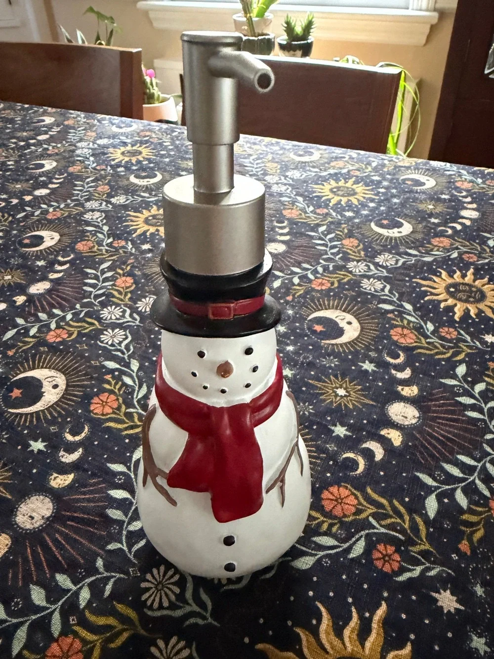 New snowman soap dispenser
